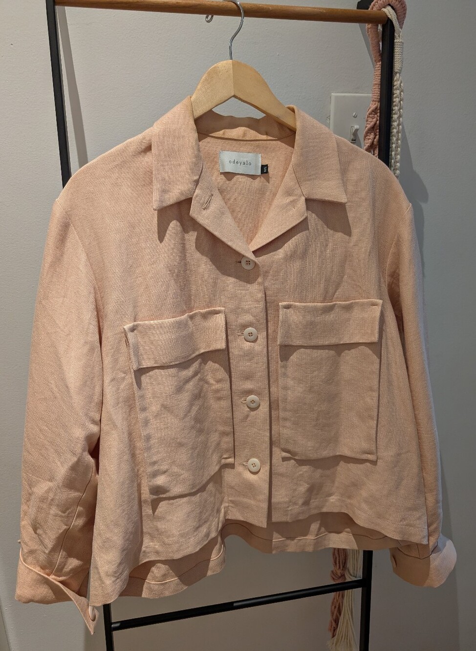 Odeyalo Women's Peach Jacket